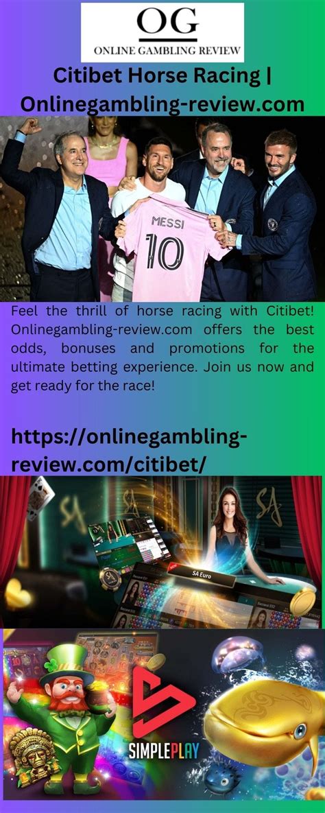 citibet horse betting platform online|Online Horse Racing & Casino Betting with Citibet in Malaysia.
